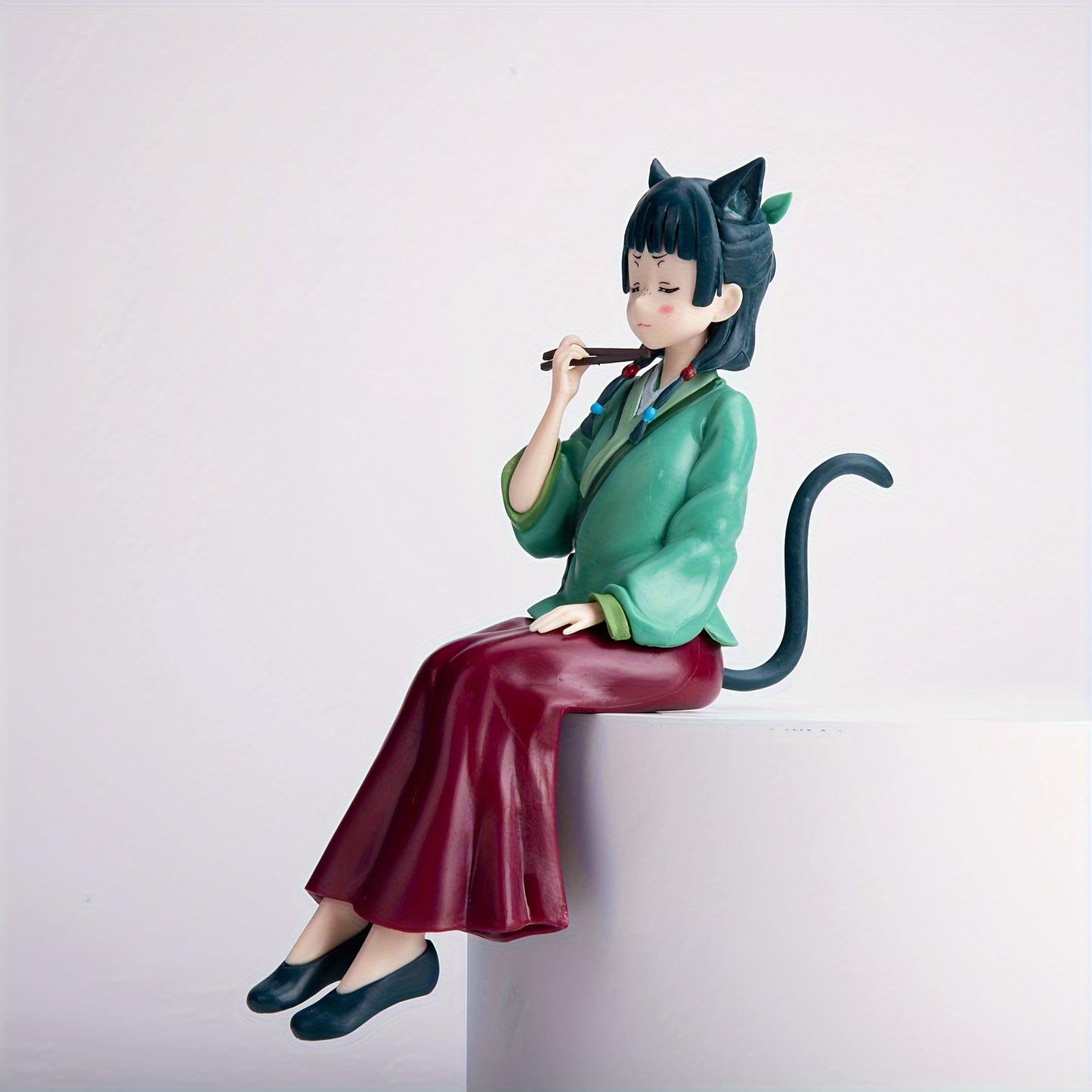 Anime Game Character Figure - PVC Collectible Statue with Dual Poses, Expressive Outfits & Accessories, High-Quality Desktop Decor for Car Interior, Holiday Birthday Gift for Anime Fans, Anime Figurine, Car Decoration, Detailed Craftsmanship