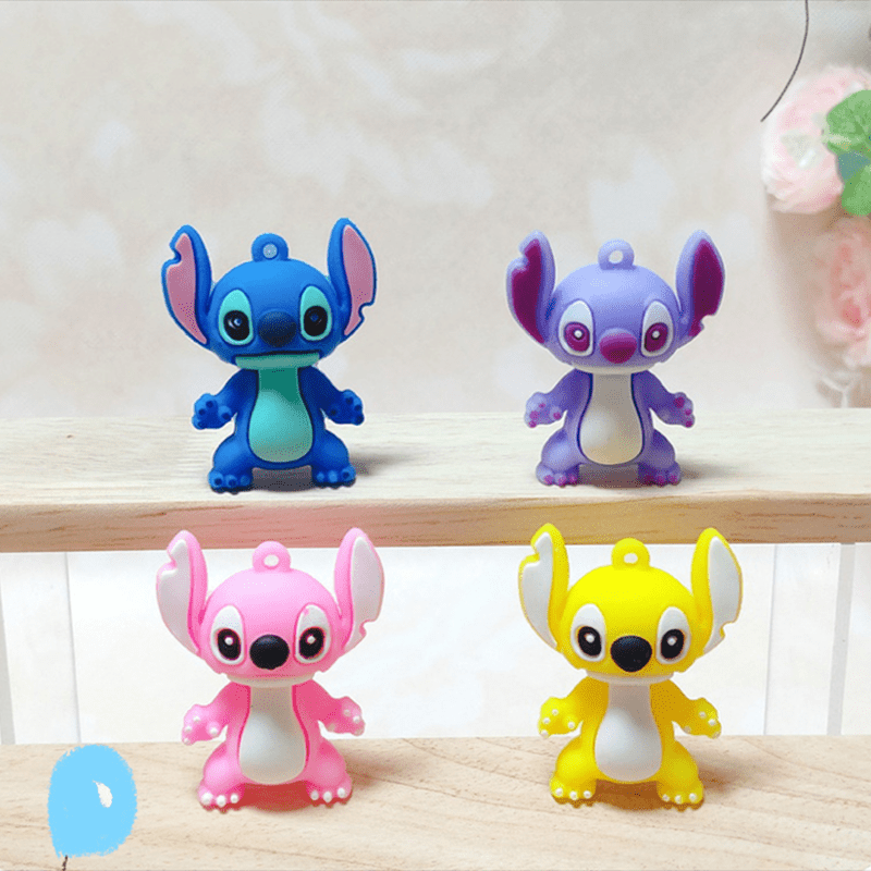 5pcs Disney Stitch Team Action Figures, Suitable for Valentine'S Day Party, Birthday and Easter Decoration and New Year Gifts Mini Cartoon Character Models