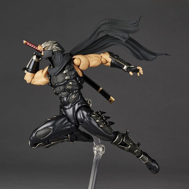 2025 Ninja Action Figure with Mask, Swords & Strap - Highly Poseable Anime Collectible, Dynamic Fighting Stances, PVC Construction - Display Decor for Home, Car, Halloween, Christmas Gifts for Anime Fans & Martial Arts Enthusiasts, Anime Figurine, Holida