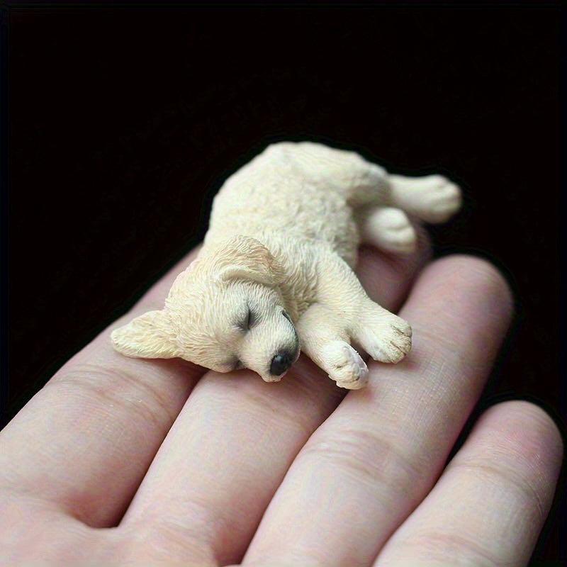 Golden Retriever Creative Simulation Car Ornament Cute Puppy Auto Decor For Center Console/Rearview Mirror Decoration Unisex Home And Vehicle Use
