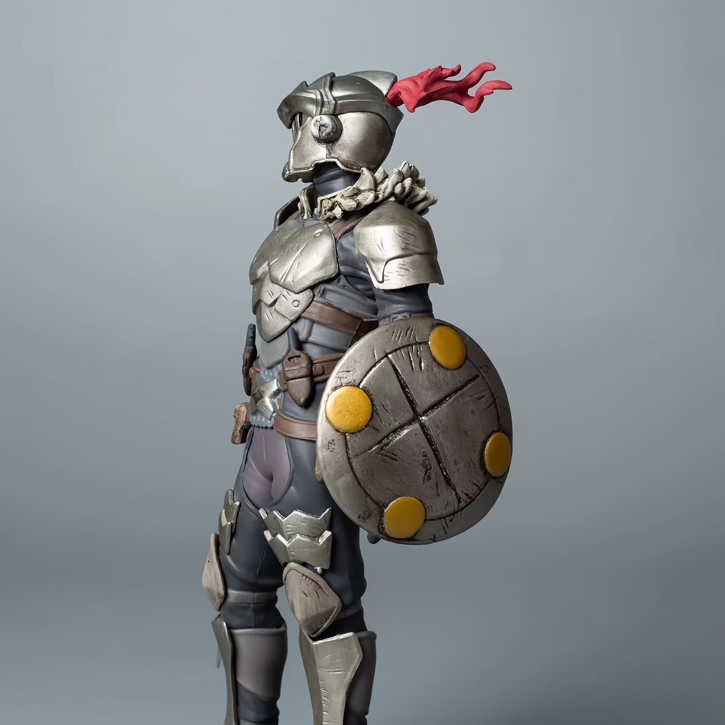 Dual-Wield Blade & Shield Action Figure - Collector'S Model with Full Armor Design, Sword-Wielding Pose | Ideal Gift for Anime Enthusiasts | PVC Material, Display Case Included, Anime Collectible|Dual-Wield Design|Detailed Craftsmanshi