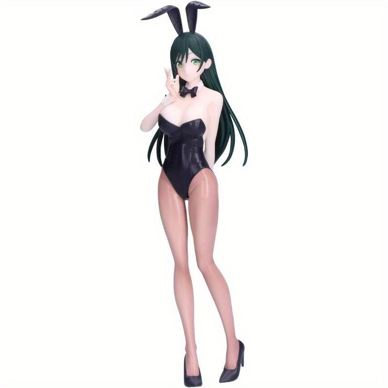 Banpresto Official Anime Figure - Yae Amagami Bunny Version with Shushing Gesture, Tall Collectible Bunny Girl Statue in Black Outfit &, for Amagami Sister Series Fans & Display Decorations, Anime Action Figure, Home Decoration, Playful Pose, Smooth Text