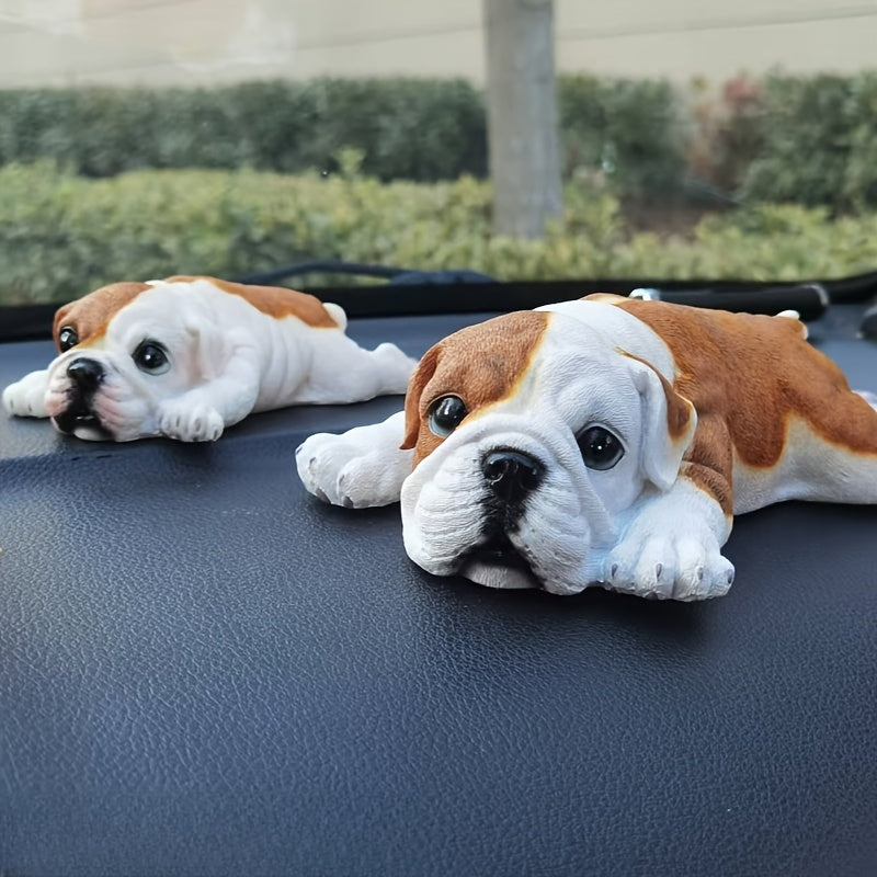 Simulation Model of a British Bulldog for Car Decoration And Home Display.