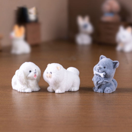 3pcs Cute Corgi Puppy Keychain Hanging Bag Accessories - Resin, No Electricity Needed, Ideal for Home & Office Desk Decor, Versatile Holiday & Landscape Ornament, Desk Accessories|Playful Design|Resin Construction, Cute Keychain Accessories