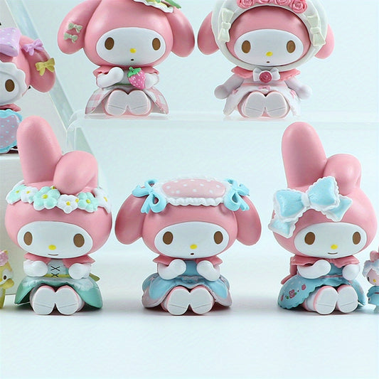 Sanrio Cake Top Cute Cartoon Model Collectibles Doll Desktop Decoration