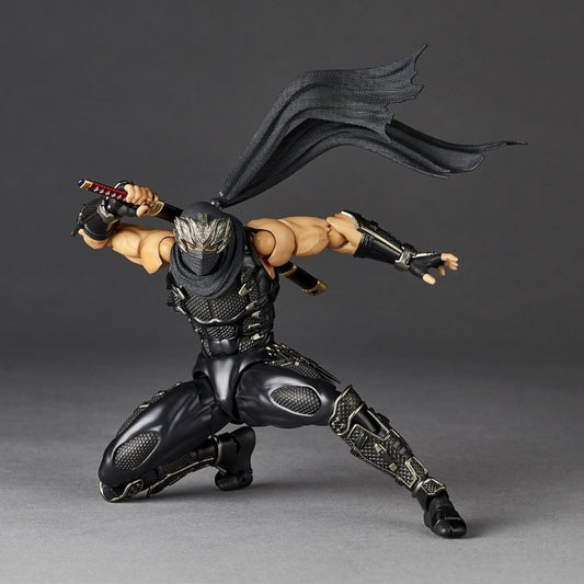 2025 Ninja Action Figure with Mask, Swords & Strap - Highly Poseable Anime Collectible, Dynamic Fighting Stances, PVC Construction - Display Decor for Home, Car, Halloween, Christmas Gifts for Anime Fans & Martial Arts Enthusiasts, Anime Figurine, Holida