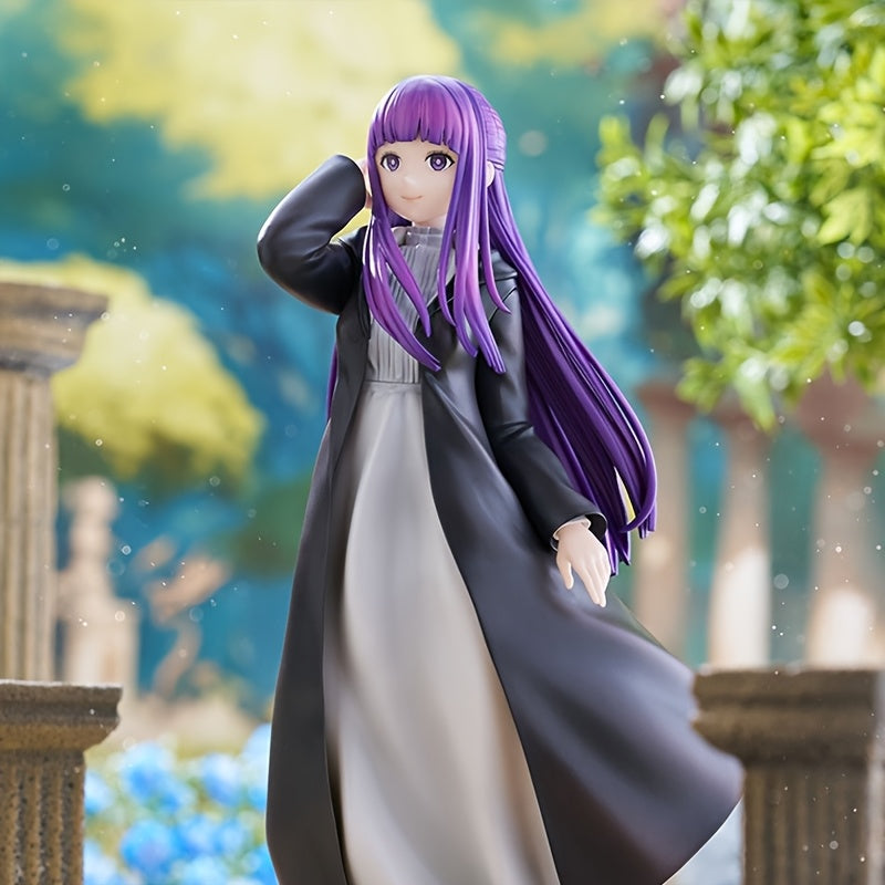Anime Movie Series Collectible Figure - Elegant Anime Girl with Dynamic Pose, Expressive Eyes, PVC Figure for Home/Office Decor, Display, Gifts - Compatible with Anime Fans, Collectors - Collector's Item with Classic Anime Outfit Design, Anime Figurine,