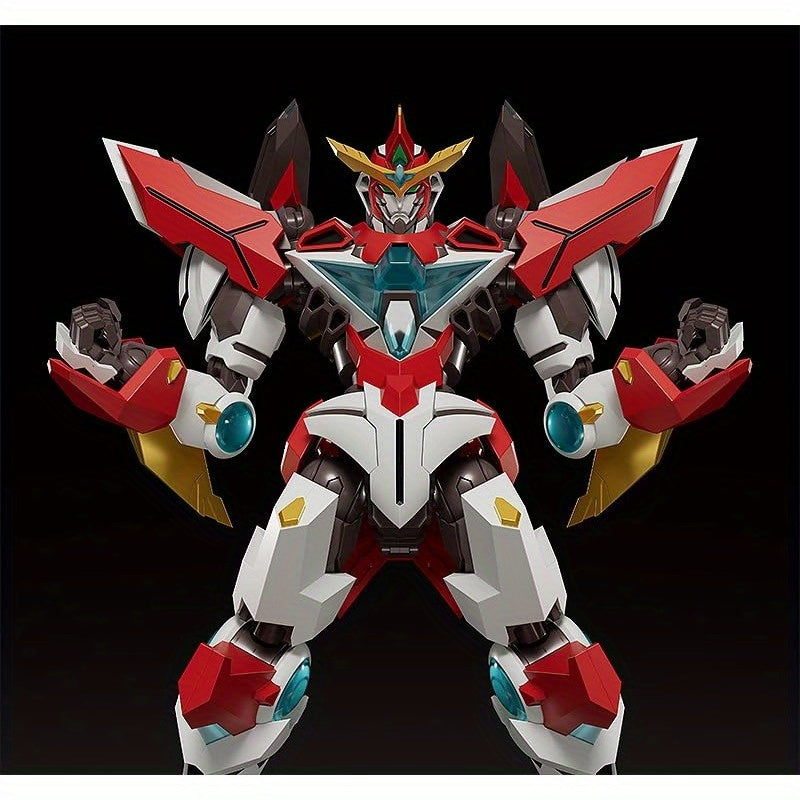 Bang Brave Bang Bravern: Complete Product DX Bravern Action Figure - Dynamic Pose with Sword & Shield, Detailed Red/White/Grey Armor, Collectible Anime-Inspired Toy for Display & Play, Anime Figurine, Playful Design, Durable Construction
