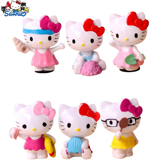 Sanrio Fans, Look Here! 24 for hello kitty Costume Doll Sets With Various Shapes, Each One Is Exquisite And Cute, Can Be Used To Decorate The Desktop, Whether For Your Own Collection Or As A Gift To Sanrio Fans