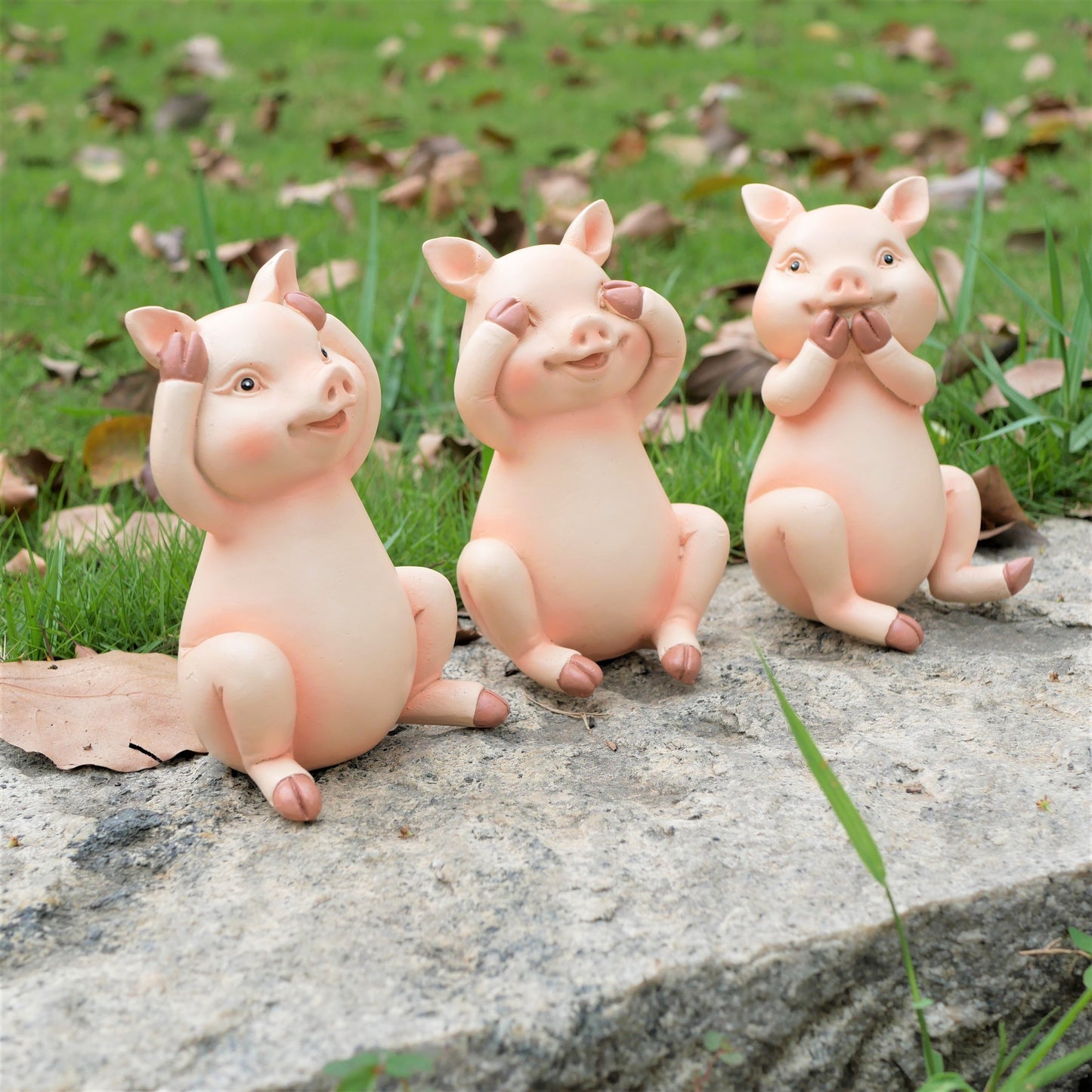 Charming Resin Pig Statue: Perfect for Gardens, Courtyards, And Lawn Decorations - Suitable for Weddings And Festive Gifting