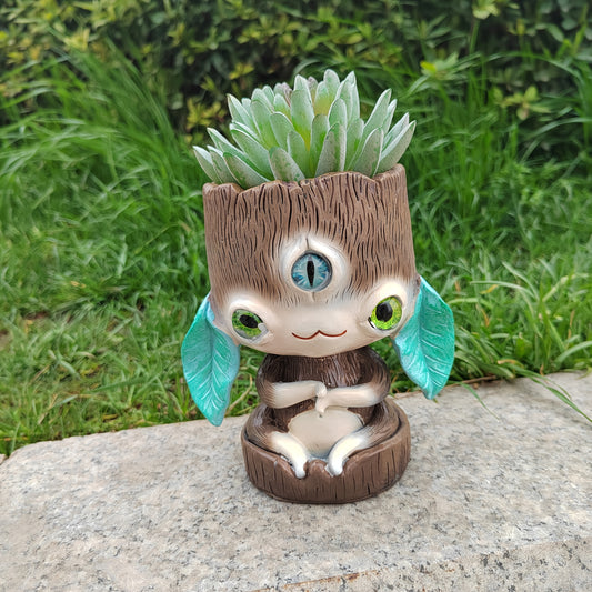Quirky Alien Big Eye Flower Pot