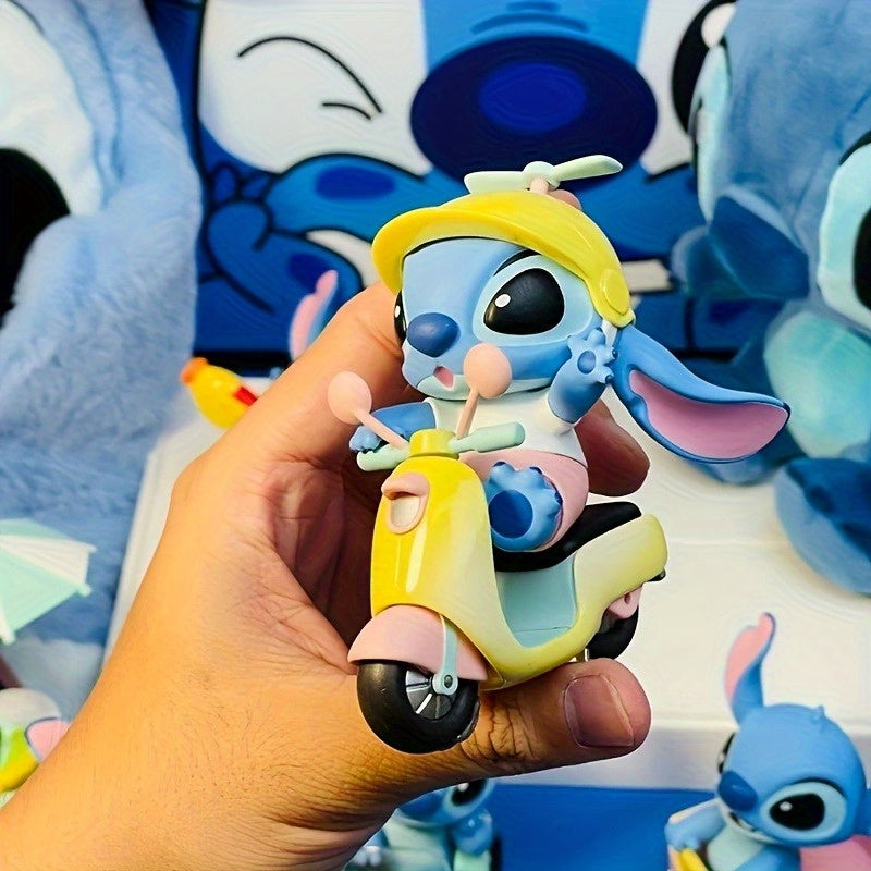 Disney Stitch (From The 'Lilo & Stitch' Series) Travel-Themed Mystery Box Trendy Desktop Car Ornament Doll Holiday Gift