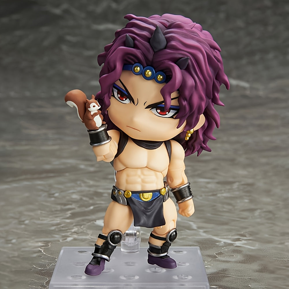 Kaz Collectible PVC Figure - Dynamic Pose Anime Home Decor with Purple Hair, Red Eyes & Golden Accents, High-Quality Gift for Halloween, Christmas, Thanksgiving - Perfect for Anime Fans & Collectors, Party Decoration, Expressive Design, Premium Craftsman