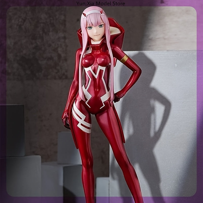 Standing Anime Girl GK Statue Model - Bright Red And Pink Collectible Statue with Dynamic Pose, Detailed Design, Suitable for Home Decoration, Dining Table Center Decoration And Anime Lover Gifts, Anime Statue, Detailed Craftsmanship