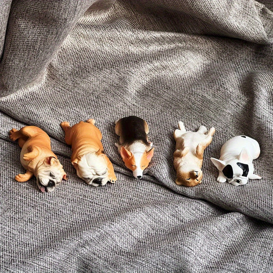 Adorable French Bulldog Dashboard Statue - Realistic PVC Animal Figurine for Car Decor, Indoor & Outdoor Use, Perfect Gift for Dog Lovers, Dog Figurine, Indoor Decor, Playful Design, Detailed Craftsmanship