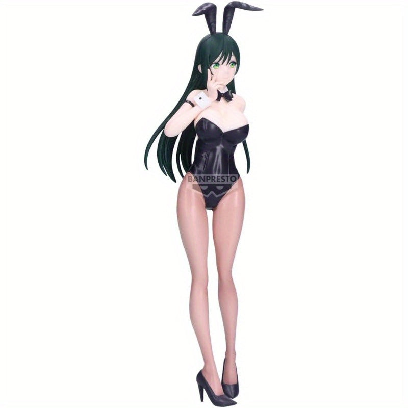 Banpresto Official Anime Figure - Yae Amagami Bunny Version with Shushing Gesture, Tall Collectible Bunny Girl Statue in Black Outfit &, for Amagami Sister Series Fans & Display Decorations, Anime Action Figure, Home Decoration, Playful Pose, Smooth Text