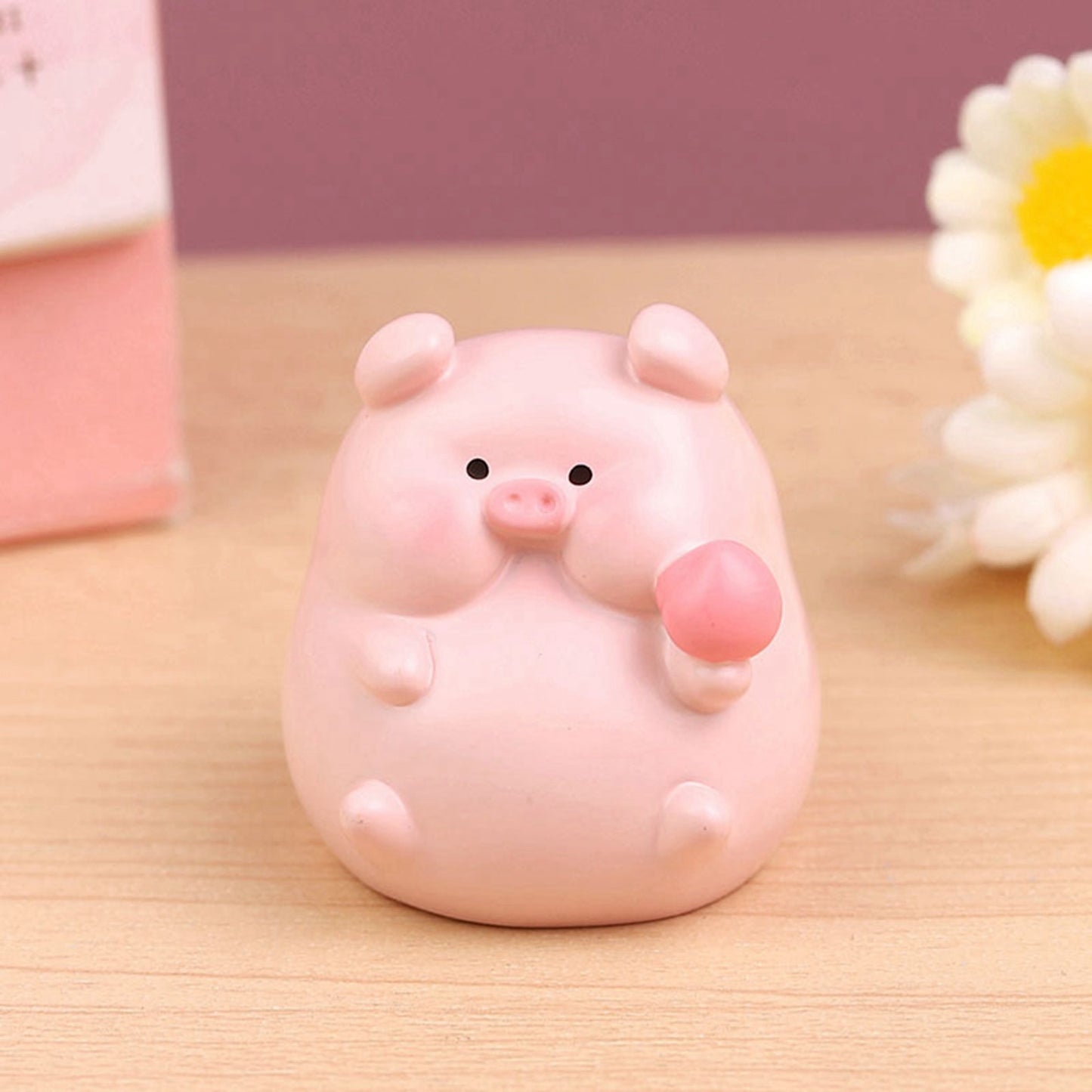 Pig You Happy Ornament Cute Pig Doll Micro Resin Crafts Student