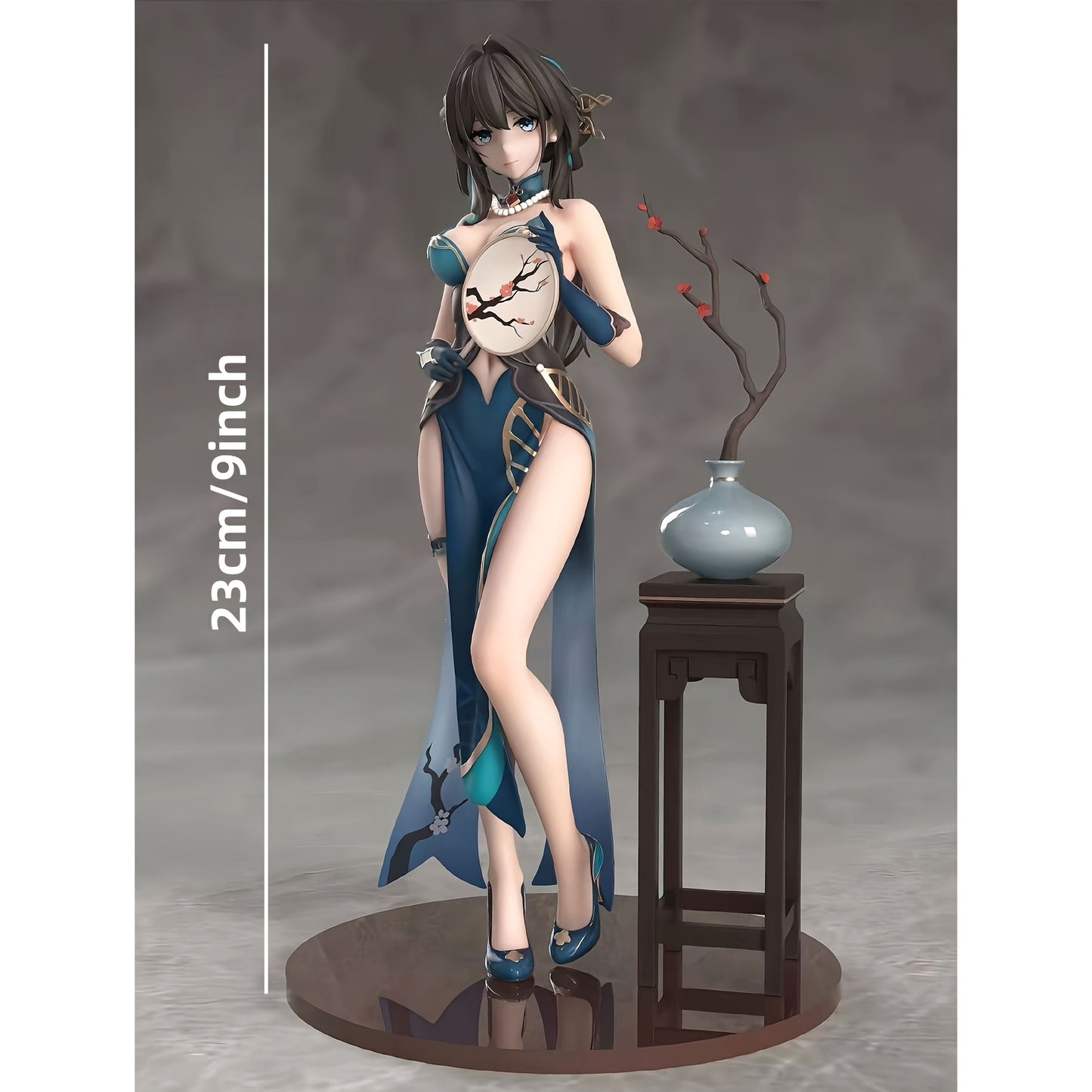 9inch ABS Adorable Anime-Style Female Figure Toy Chinese Girl Woman Charming Handcrafted Collectible Doll Perfect For Girls & Enthusiasts Cute Design Detailed Craftsmanship Ideal Gift Or Display Piece