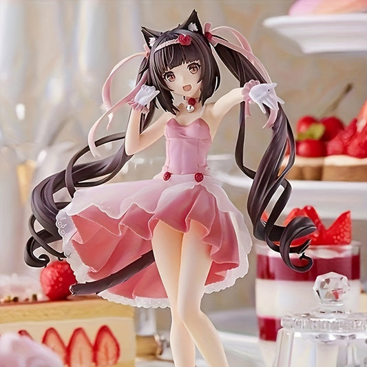 Pink Anime Action Figure - Cute Beauty Creative Anime Model for Home Decoration, Car Ornament, and Gift Ideas
