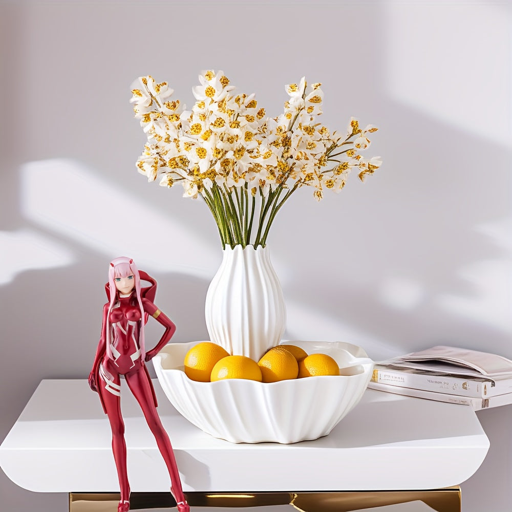 Standing Anime Girl GK Statue Model - Bright Red And Pink Collectible Statue with Dynamic Pose, Detailed Design, Suitable for Home Decoration, Dining Table Center Decoration And Anime Lover Gifts, Anime Statue, Detailed Craftsmanship