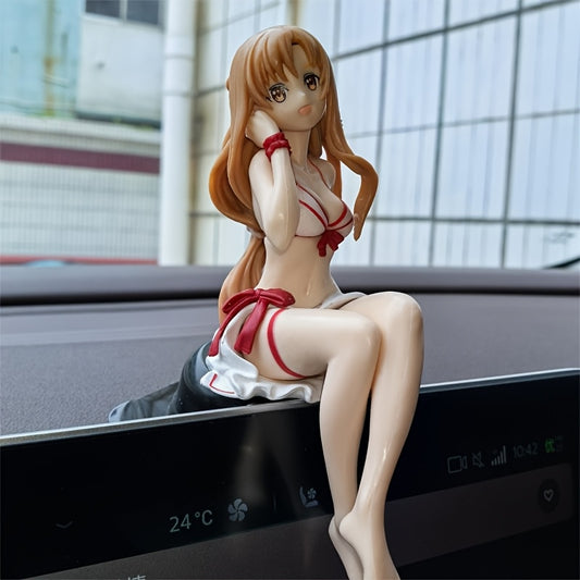 Anime Character Figurines, PVC Collectibles, Suitable for Cars And Desktops.