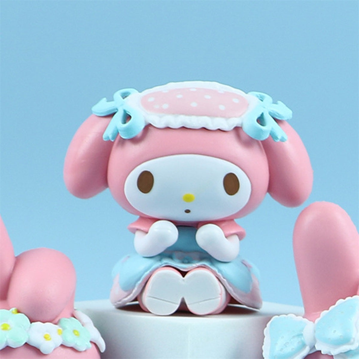 Sanrio Genuine Doll Cake Decoration Small Ornaments 6pcs Set Cute Cartoon Models Collectibles Desktop Ornaments (6pcs)