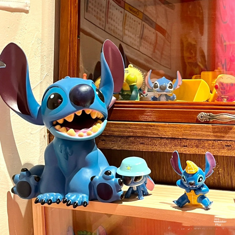 [Adorable Stitch Bank] Adorable Stitch Anime Shape Penny Bank, Movie-Inspired Lilo & Stitch Ornament | Room, Office, Desktop Decor - The Perfect Christmas Birthday Gift