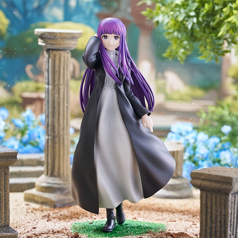 Anime Movie Series Collectible Figure - Elegant Anime Girl with Dynamic Pose, Expressive Eyes, PVC Figure for Home/Office Decor, Display, Gifts - Compatible with Anime Fans, Collectors - Collector's Item with Classic Anime Outfit Design, Anime Figurine,