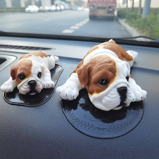 Simulation Model of a British Bulldog for Car Decoration And Home Display.
