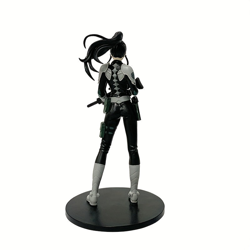 [Anime Fan] Collectible Female Warrior Statue in Action Pose - PVC Figurine with Gun and Sword, Ideal for Home & Office Decor, Perfect Gift for Holidays and Special Occasions, Office Decoration|Classic Style|PVC Material, Anime Room Deco
