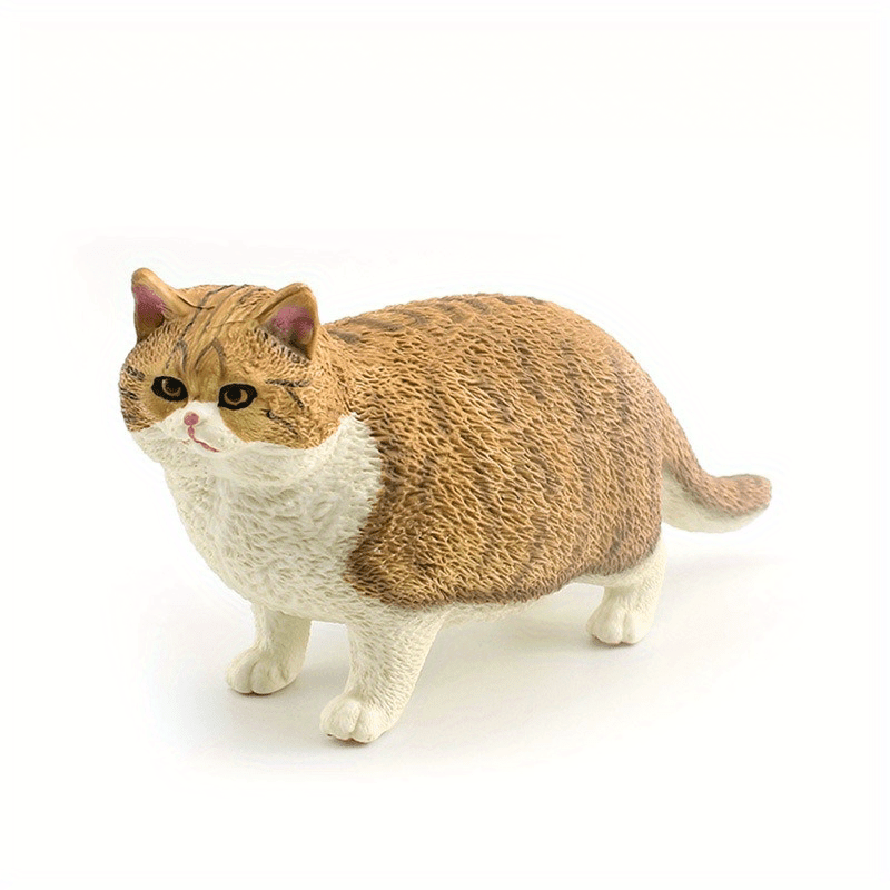 5pcs cat ornament models suitable for animal lovers bedroom, living room, study, dining room decoration, Easter graduation season party decoration, holiday gifts