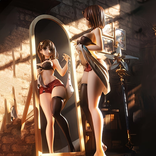 Anime Model Garage Kits - Exchangeable Outfits & Accessories, High-Quality PVC Collectible Figures for Desktop Decor, Home Display, Durable Dynamic Poseable Design, Desktop Ornament, Stylish Outfit Accessory, Glossy Finish Figure