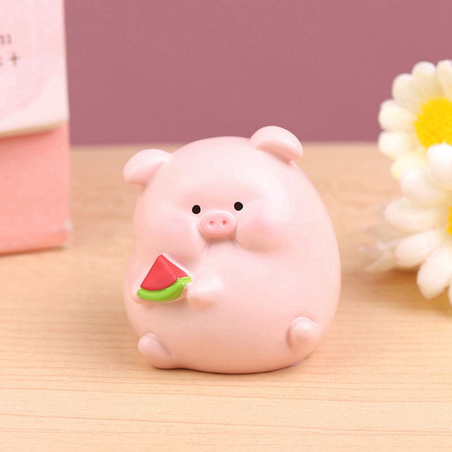 Pig You Happy Ornament Cute Pig Doll Micro Resin Crafts Student