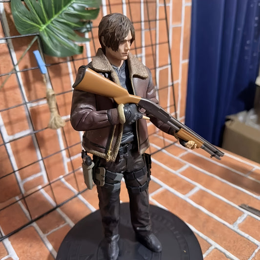 Anime Character Collectible Statue - PVC Material, Dynamic Pose with Handheld Weapon, Unique Costume Design, Perfect for Desk Decor and Gifts (Mixed Colors), Holiday Gift Idea | Dynamic Pose Statue | Collectible Quality