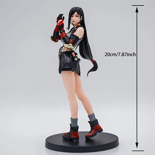 Tifa Beauty PVC Collectible Figurine - Dynamic Action Pose with Detailed Armor, Ideal Gift for Valentine's Day, Christmas, Easter, Halloween | Perfect for Boys and Girls, Stunning Desktop Decoration