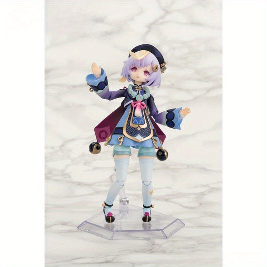 1/8 Anime Game Character Purple Collectible Statue - Classic Model with Gentle Facial Features, Detailed Outfit & Accessories, High-Quality PVC for Home Office Desk Decor, Gift for Anime Fans, Anime Figurine, Desk Decoration, Decorative Accessory, Polite