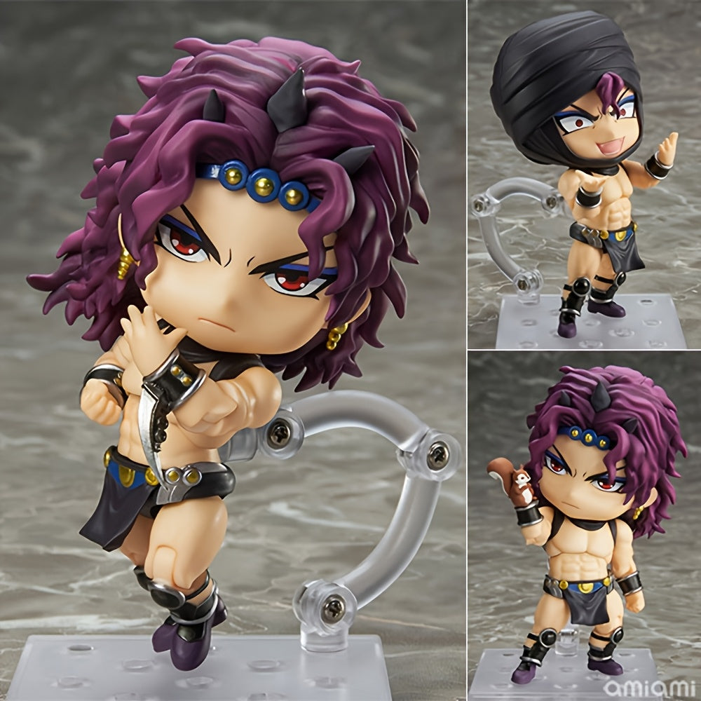 Kaz Collectible PVC Figure - Dynamic Pose Anime Home Decor with Purple Hair, Red Eyes & Golden Accents, High-Quality Gift for Halloween, Christmas, Thanksgiving - Perfect for Anime Fans & Collectors, Party Decoration, Expressive Design, Premium Craftsman
