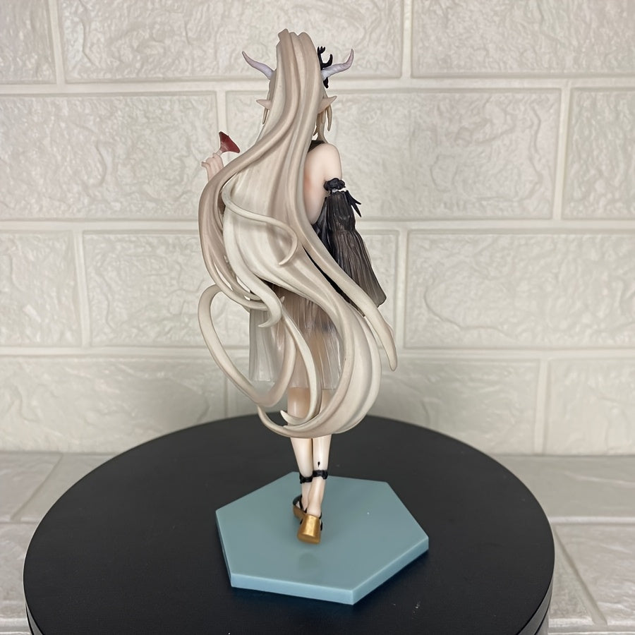 Anime/Game Girl Figurine with Long Ponytail - Dynamic Swimsuit Decoration, Sturdy Base - Collectible Birthday Gift for Gamers, Anime Fans - Desktop Decoration for Home/Office - Durable PVC Construction, Anime Figurine, Dynamic Character Design, Textured