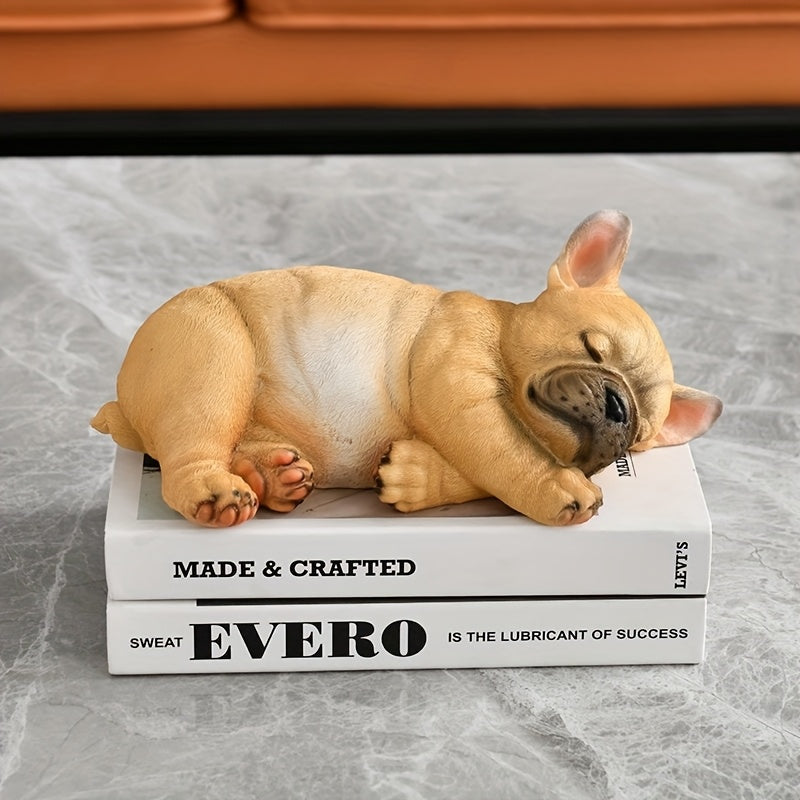 3 Styles Realistic French Bulldog Resin Statue - Modern Home Decor for Living Room, Bedroom, or Desktop - Perfect Thanksgiving Gift for Dog Lovers