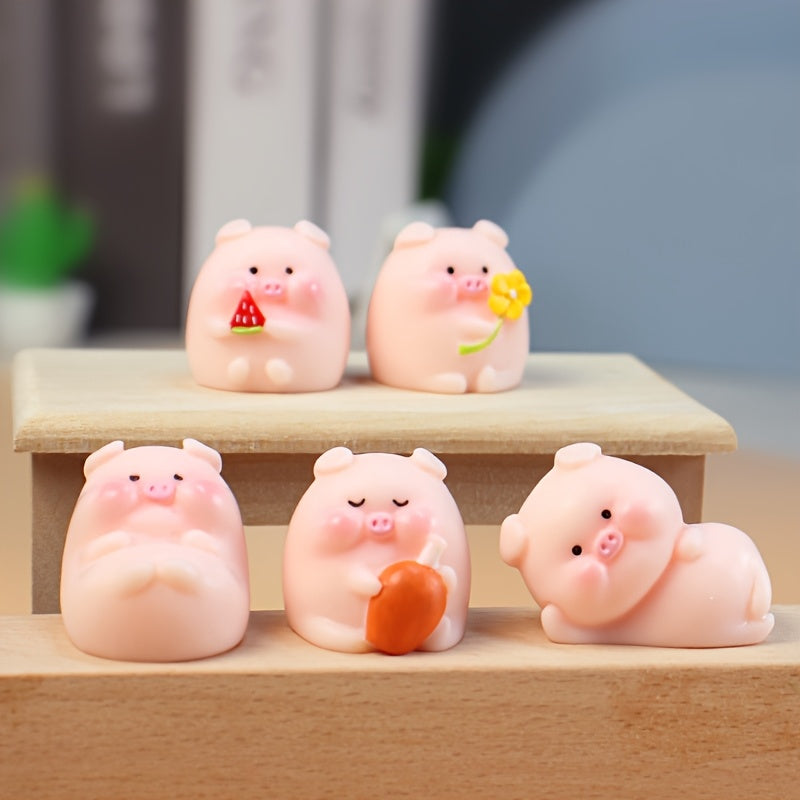 Home Decorative Doll Cartoon Mini Cute Piggy