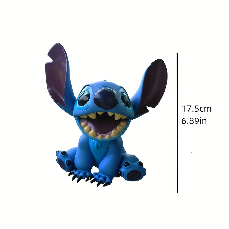 [Adorable Stitch Bank] Adorable Stitch Anime Shape Penny Bank, Movie-Inspired Lilo & Stitch Ornament | Room, Office, Desktop Decor - The Perfect Christmas Birthday Gift