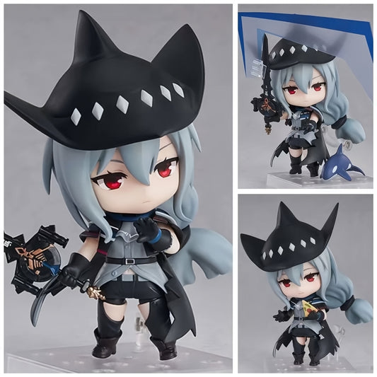 [Chibi Anime Figure] Chibi-Style Clay Figure with Movable Limbs and Interchangeable Faces | Popular Anime Game Character, Perfect for Fans to Collect as a Statue, Figurine, Model, or Ornament, Ideal for Christmas, Halloween, and Birthday Gifts
